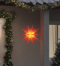 LED-Weihnachtsstern Faltbar Rot 43 cm