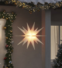 LED-Weihnachtsstern Faltbar Weiß 100 cm
