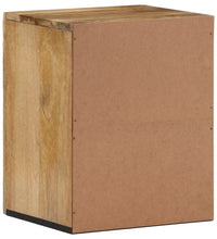 Bad-Wandschrank 38x33x48 cm Massivholz Mango