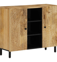 Beistellschrank 90x33x75 cm Massivholz Mango