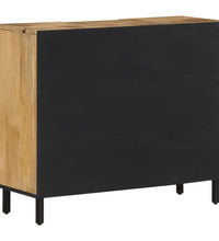 Beistellschrank 90x33x75 cm Massivholz Mango