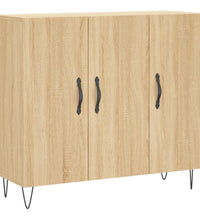 Sideboard Sonoma-Eiche 90x34x80 cm Holzwerkstoff