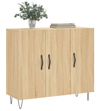 Sideboard Sonoma-Eiche 90x34x80 cm Holzwerkstoff