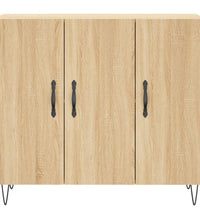 Sideboard Sonoma-Eiche 90x34x80 cm Holzwerkstoff