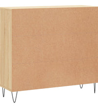 Sideboard Sonoma-Eiche 90x34x80 cm Holzwerkstoff