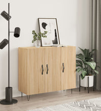 Sideboard Sonoma-Eiche 90x34x80 cm Holzwerkstoff