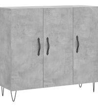 Sideboard Betongrau 90x34x80 cm Holzwerkstoff