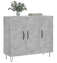 Sideboard Betongrau 90x34x80 cm Holzwerkstoff