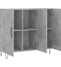 Sideboard Betongrau 90x34x80 cm Holzwerkstoff