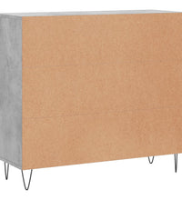 Sideboard Betongrau 90x34x80 cm Holzwerkstoff