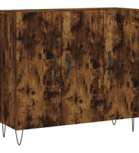 Sideboard Räuchereiche 90x34x80 cm Holzwerkstoff