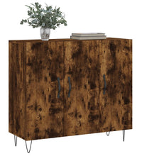 Sideboard Räuchereiche 90x34x80 cm Holzwerkstoff