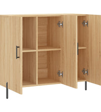 Sideboard Sonoma-Eiche 90x34x80 cm Holzwerkstoff