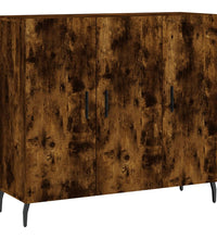 Sideboard Räuchereiche 90x34x80 cm Holzwerkstoff