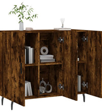 Sideboard Räuchereiche 90x34x80 cm Holzwerkstoff