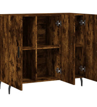 Sideboard Räuchereiche 90x34x80 cm Holzwerkstoff