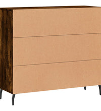 Sideboard Räuchereiche 90x34x80 cm Holzwerkstoff