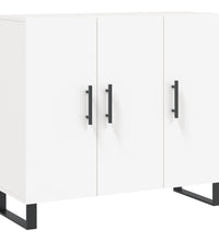 Sideboard Weiß 90x34x80 cm Holzwerkstoff