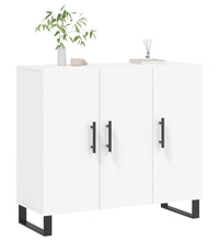 Sideboard Weiß 90x34x80 cm Holzwerkstoff