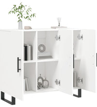 Sideboard Weiß 90x34x80 cm Holzwerkstoff