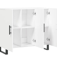 Sideboard Weiß 90x34x80 cm Holzwerkstoff