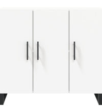 Sideboard Weiß 90x34x80 cm Holzwerkstoff