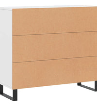 Sideboard Weiß 90x34x80 cm Holzwerkstoff