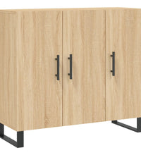 Sideboard Sonoma-Eiche 90x34x80 cm Holzwerkstoff