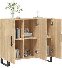 Sideboard Sonoma-Eiche 90x34x80 cm Holzwerkstoff