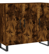 Sideboard Räuchereiche 90x34x80 cm Holzwerkstoff