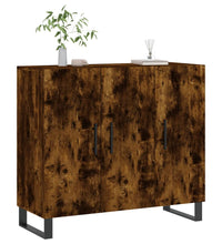 Sideboard Räuchereiche 90x34x80 cm Holzwerkstoff