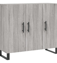 Sideboard Grau Sonoma 90x34x80 cm Holzwerkstoff