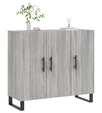 Sideboard Grau Sonoma 90x34x80 cm Holzwerkstoff