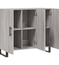 Sideboard Grau Sonoma 90x34x80 cm Holzwerkstoff