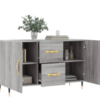 Sideboard Grau Sonoma 100x36x60 cm Holzwerkstoff