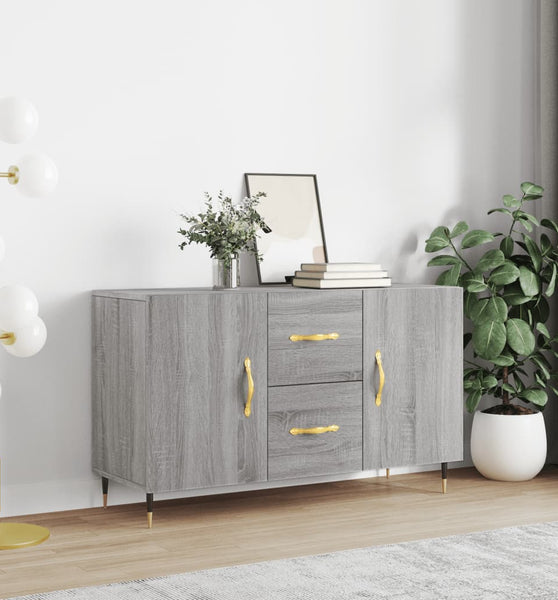 Sideboard Grau Sonoma 100x36x60 cm Holzwerkstoff