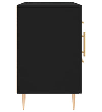 Sideboard Schwarz 100x36x60 cm Holzwerkstoff