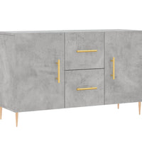 Sideboard Betongrau 100x36x60 cm Holzwerkstoff