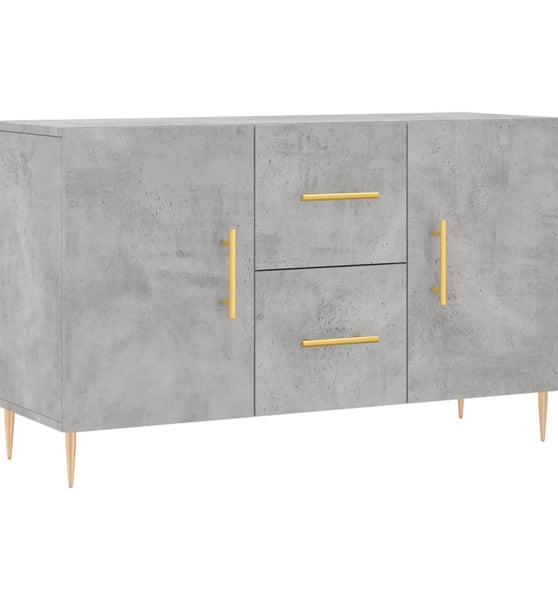 Sideboard Betongrau 100x36x60 cm Holzwerkstoff