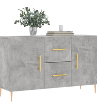 Sideboard Betongrau 100x36x60 cm Holzwerkstoff