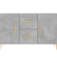 Sideboard Betongrau 100x36x60 cm Holzwerkstoff