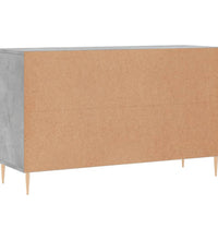 Sideboard Betongrau 100x36x60 cm Holzwerkstoff