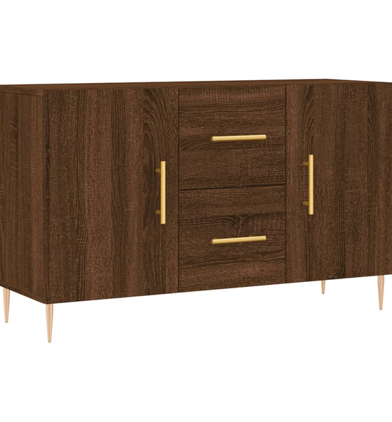 Sideboard Braun Eichen-Optik 100x36x60 cm Holzwerkstoff