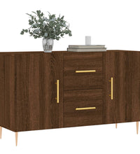 Sideboard Braun Eichen-Optik 100x36x60 cm Holzwerkstoff