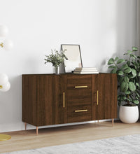 Sideboard Braun Eichen-Optik 100x36x60 cm Holzwerkstoff