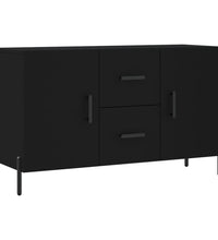 Sideboard Schwarz 100x36x60 cm Holzwerkstoff