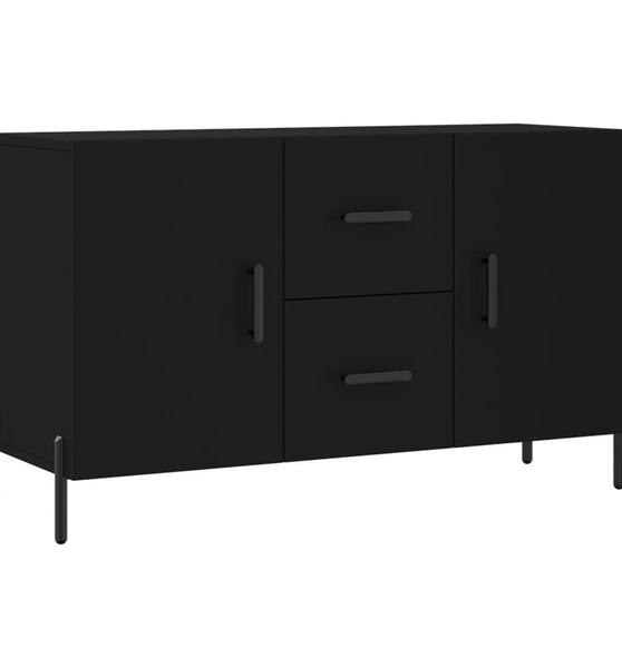 Sideboard Schwarz 100x36x60 cm Holzwerkstoff