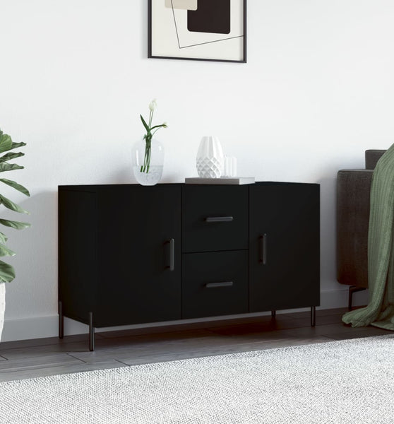 Sideboard Schwarz 100x36x60 cm Holzwerkstoff