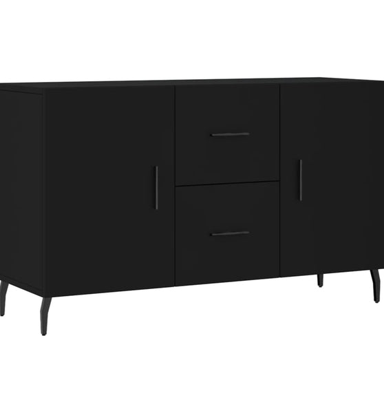 Sideboard Schwarz 100x36x60 cm Holzwerkstoff