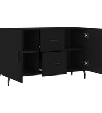 Sideboard Schwarz 100x36x60 cm Holzwerkstoff